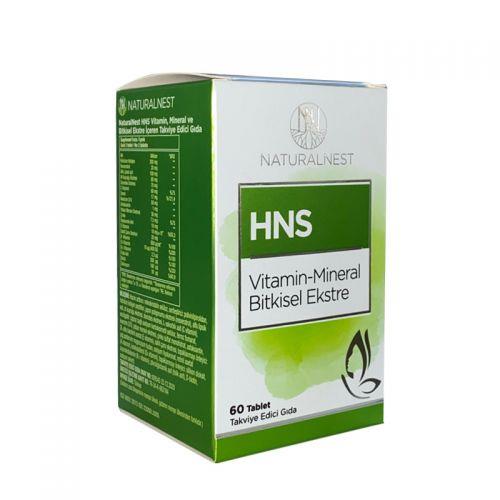 Naturalnest HNS خلاصة الفيتامينات المعدنية العشبية 60 قرصًا