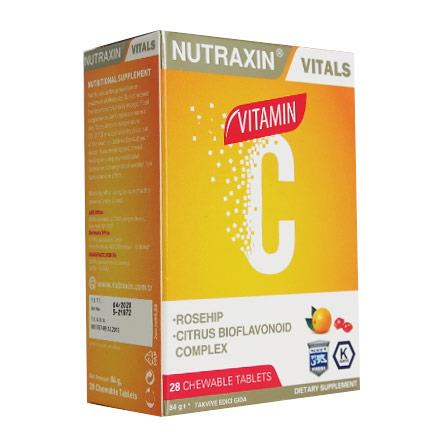 Nutraxin Vitamin C 28 أقراص قابلة للمضغ