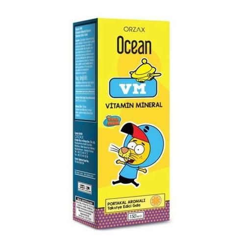 Orzax Ocean Vitamin Mineral بنكهة البرتقال 150 مل