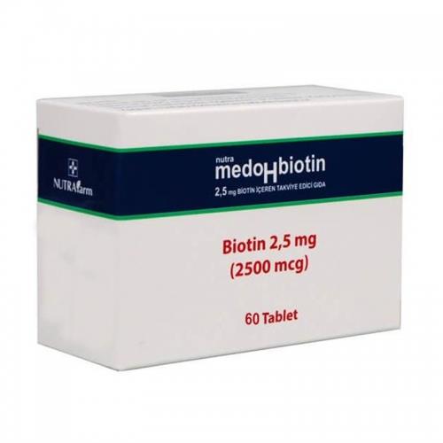 Dermoskin Medohbiotin Biotin 2.5mg 60 Tablets