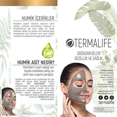 TERMALIFE Sebium Control Salicylic Acid Humic Acid Vitamin C Peloid Face Mask