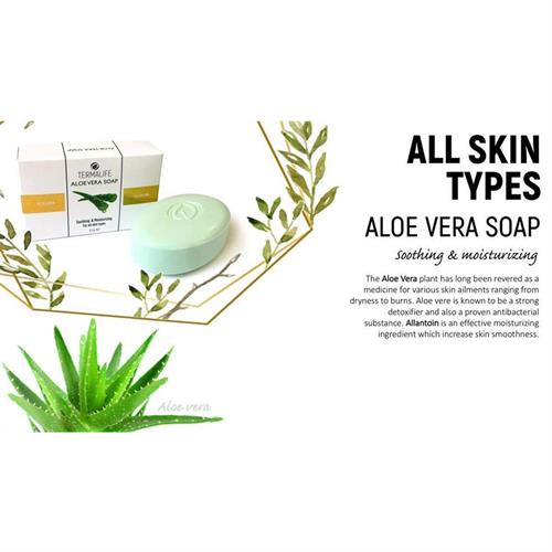 Organic Aloe Vera Soap TERMALIFE Soothing & Moisturizing