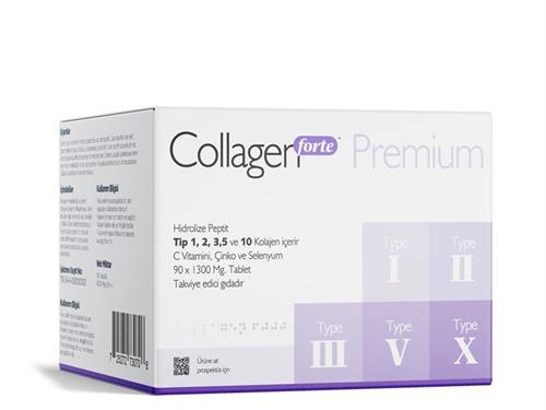 مكملات أقراص Collagen Forte ™ Premium 90 Tablet