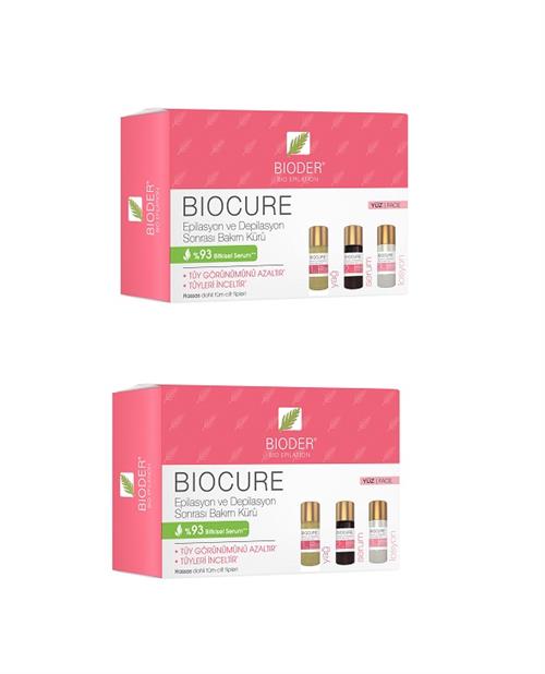 Bioder by Bioxcin – Biocure علاج تقليل الشعر – 2 عبوات لمنطقة الوجه 2 Packages