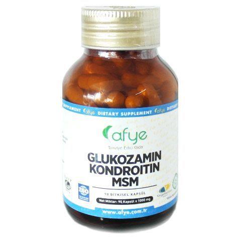 Afye Glucosamine Chondroitin MSM 1000mg-90 Capsules
