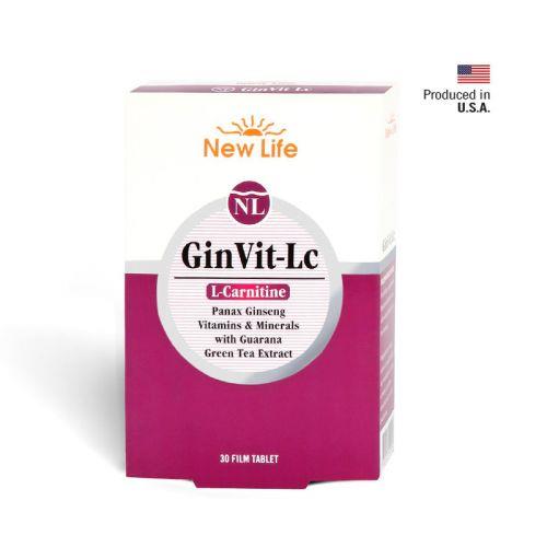 نيو لايف GinVit-Lc مكمل غذائي 30 قرص