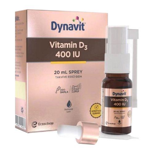 دينافيت مكمل غذائي بفيتامين D3 400 وحدة دولية 20 مل
