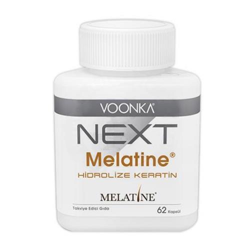 Voonka Next Melatine الكيراتين المتحلل 62 كبسولة - منتج مفيد