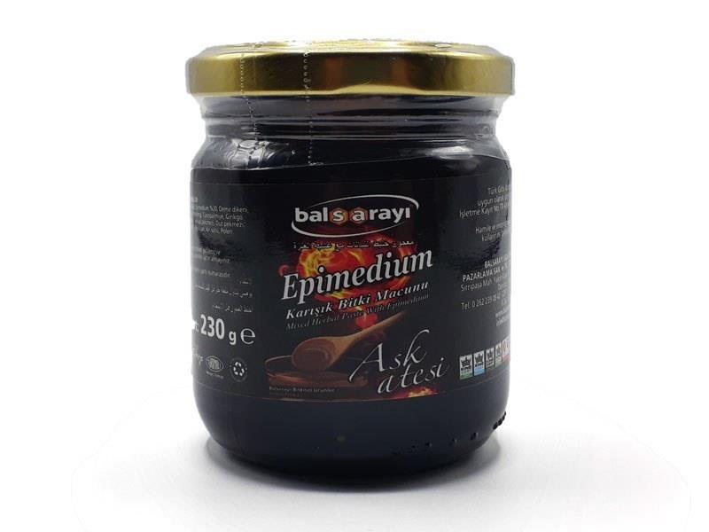 خلطة عسل الإبيميديوم التركي والأعشاب من بالساراي، 230 جرام