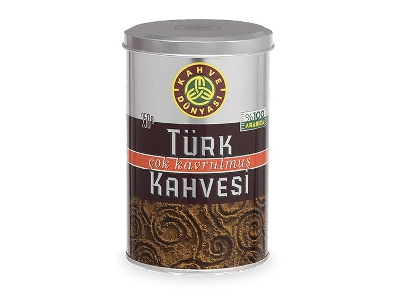 Kahve Dunyasi قهوة تركية تحميص غامق من قهوة دنياسي، 250 جرام