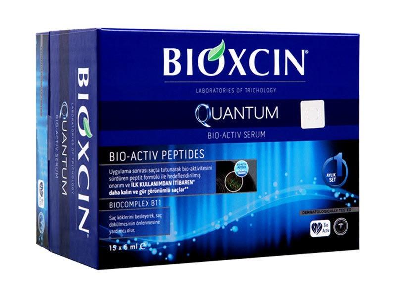 Bioxcin Quantum سيروم العناية بالشعر من بايوكسين، 6 مل، 15 أمبولة