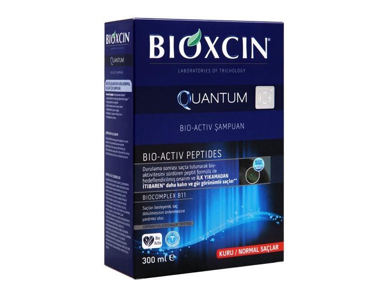 Bioxcin Quantum شامبو للشعر الجاف والعادي من بايوكسين، 300 مل