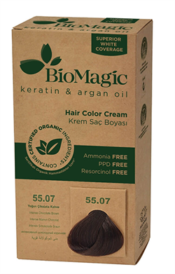 Biomagic Natural Hair Colour Intense Chocolate Brown رقم 55.07.20