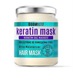 Boom Butter Strengthening Repair Keratin Hair Mask 190 ML قناع الكيراتين لتقوية الشعر وترميمه بزبدة بوم 190 مل